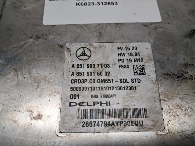 MERCEDES A6519007103 Модуль управления (ЭБУ) двигателем в наличии Николаев