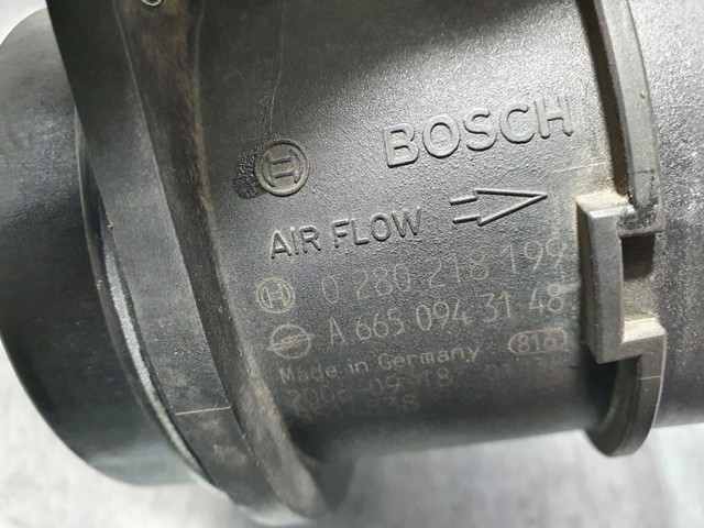 A6650943148 SSANG YONG Датчик потока (расхода) воздуха, расходомер M.A.F. - (Mass Airflow) купить в Львов