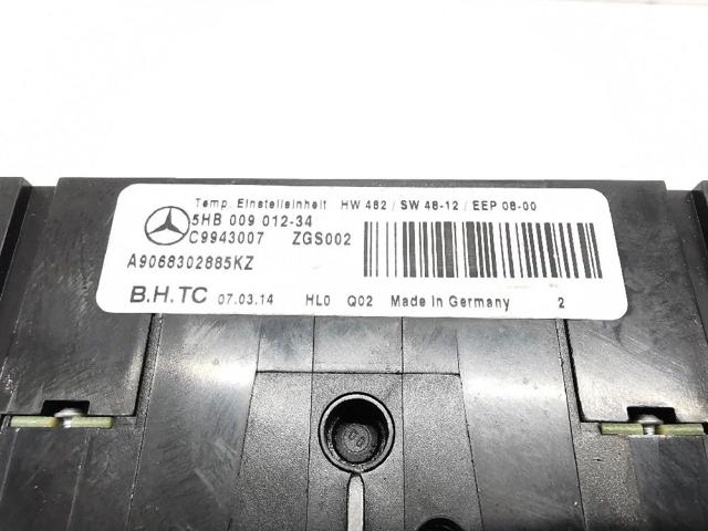 MERCEDES 9068302885 Блок управления кондиционером в наличии Полтава