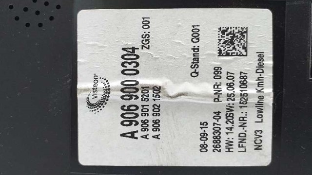 A9069000304 MERCEDES Приборная доска (щиток приборов) купить в Украина