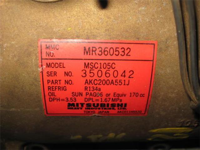 AKC200A551J MITSUBISHI Компрессор кондиционера купить в Каменское
