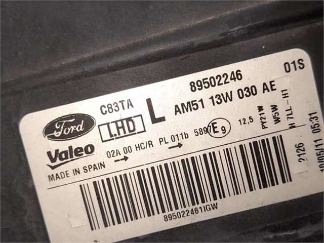 AM5113W029AF FORD Правая фара купить в Одесса