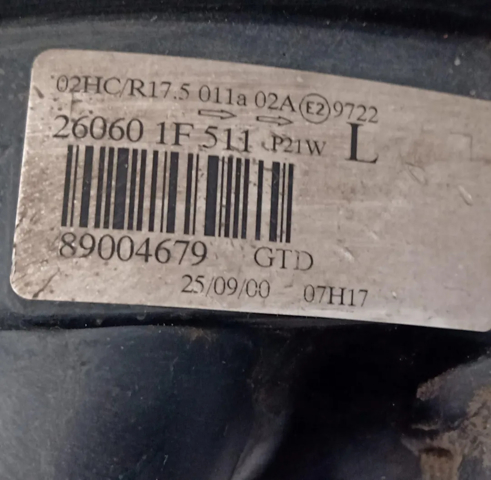NISSAN B60606F620 Фара левая в наличии Львов