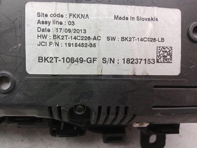 BK2T10849GF FORD Панель приборов купить в Ирпень