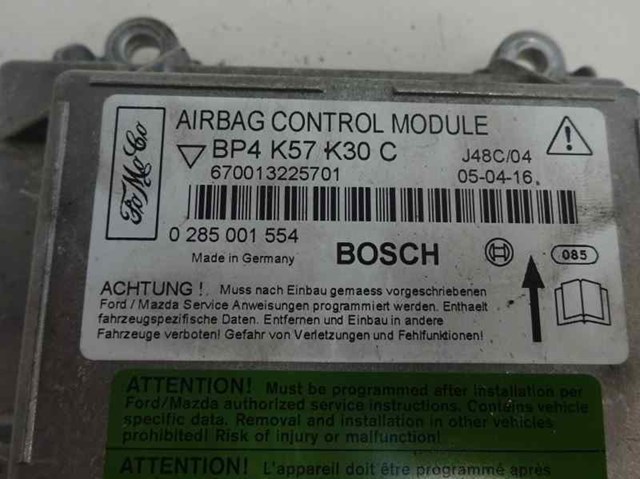 MAZDA BP4K57K30C Модуль-процессор управления подушкой безопасности (ЭБУ AIRBAG) в наличии Полтава