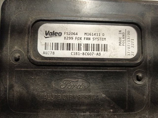 FORD C1B18C607AD Диффузор вентилятора в сборе с мотором и крыльчаткой в наличии Днепр