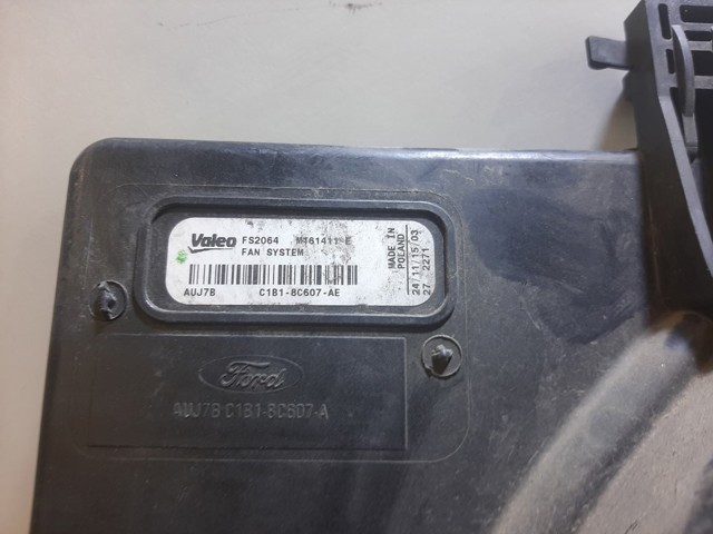 FORD C1B18C607AE Диффузор радиатора охлаждения, в сборе с мотором и крыльчаткой в наличии Одесса