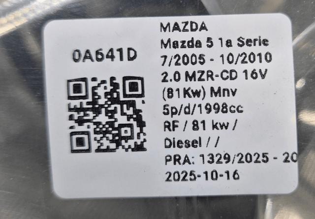 CC2951041D MAZDA Фара левая купить в Запорожье