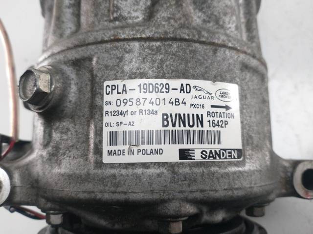 CPLA19D629AD LAND ROVER Компрессор кондиционера купить в Ровно