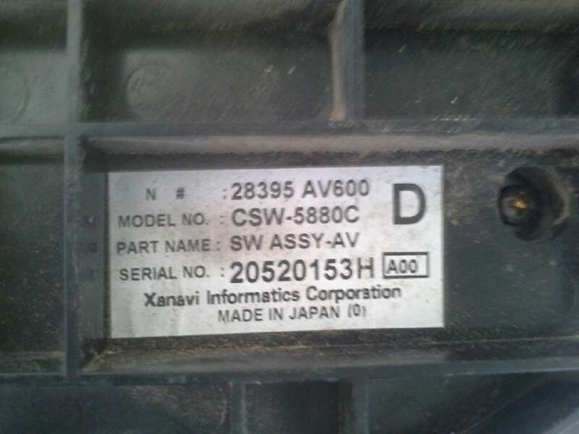 NISSAN CSW5880C Блок управления режимами отопления/кондиционирования в наличии Харьков