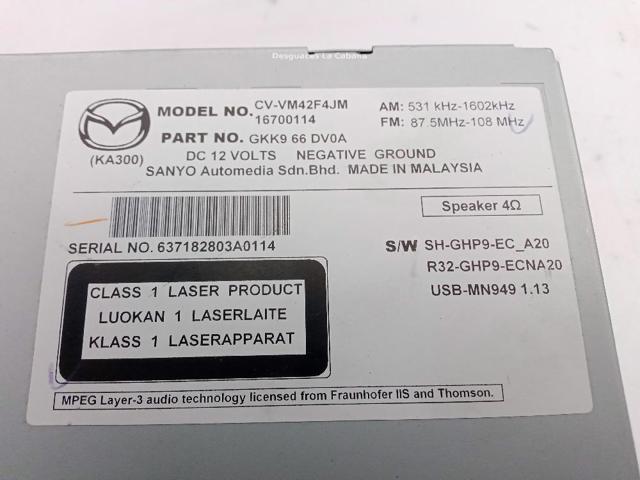 CVVM42F4JM MAZDA купить в Тернополь
