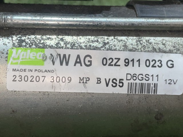 VAG D6GS11 Стартер в наличии Кривой Рог