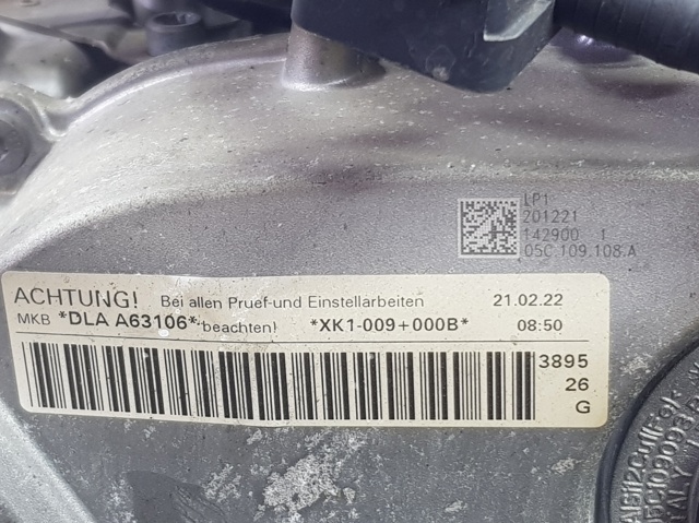 Motor montado Skoda Octavia NX3, NN3, PV3