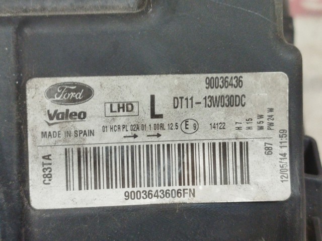 DT1113W030DC FORD Фара левая купить в Киев