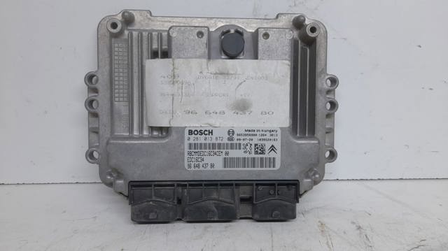 Unidade de controle do motor UCE para Citroen Berlingo (B9) (2008-2014) 1.6 HDI 90 4X4 9HF (DV6DTED) EDC16C34