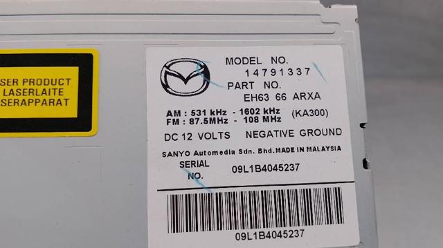 MAZDA EH6366ARXA Магнитола в наличии Харьков