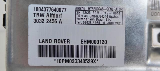 LAND ROVER EHM000120 Подушка безопасности (AIRBAG) двери передней правой в наличии Днепр