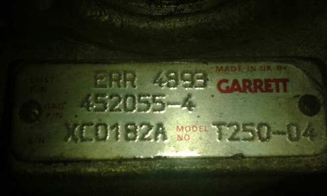 ERR4893 LAND ROVER Турбина купить в Киев
