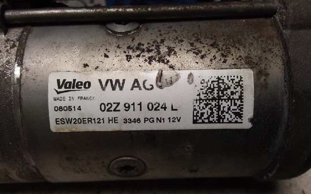 Motor de partida para volkswagen caddy iii van 2.0 tdi dfs ESW20ER121