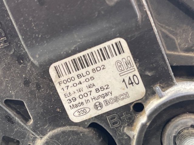 F000BL08D2 OPEL Генератор купить в Ужгород