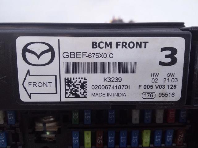 GBEF675X0C MAZDA Блок комфорта купить в Черновцы