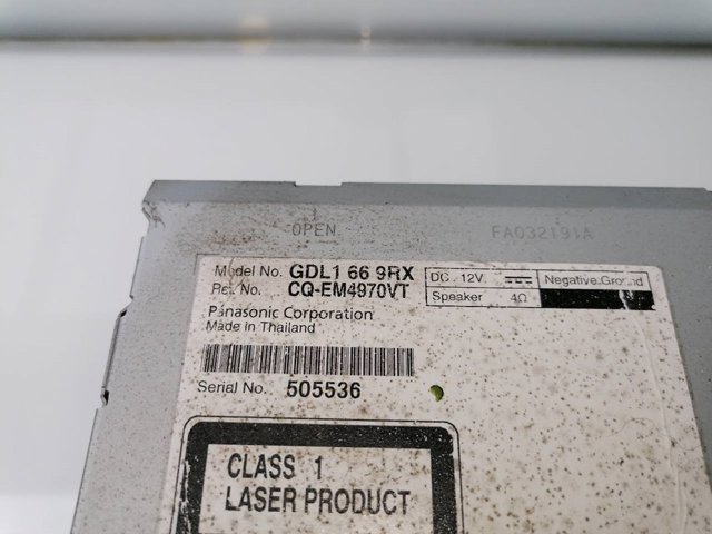 GDL1669RX MAZDA Магнитола (радио AM/FM) купить в Сумы