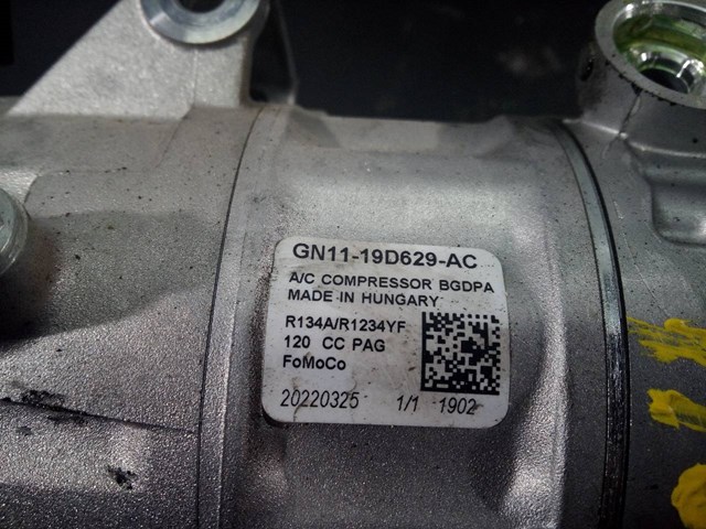 Compressor de ar condicionado para ford kuga titanium unda GN1119D629AC