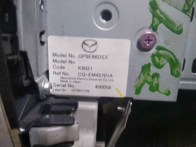 MAZDA GP9E66DSX в наличии Украина