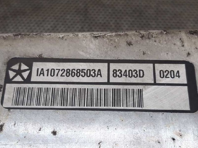 CHRYSLER IA1072868503A Радиатор интеркуллера в наличии Ужгород