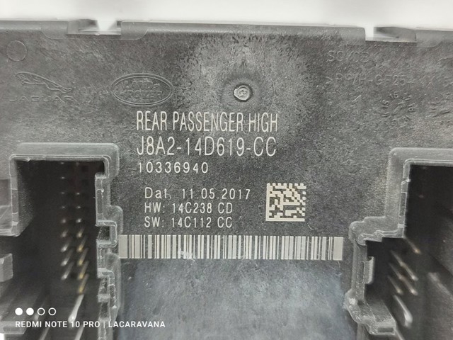 J8A214D619CC LAND ROVER Блок комфорта задней двери купить в Украина