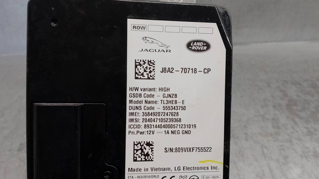 LAND ROVER J8A270718CP в наличии Запорожье