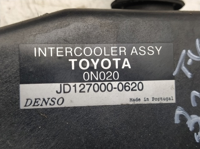 JD1270000620 TOYOTA Интеркулер купить в Черновцы