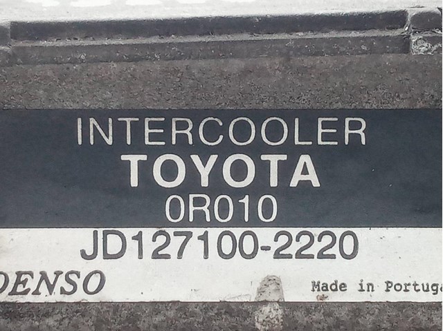 Intercooler para Toyota Avensis Ranchera Estate Car / Wagon 2.0 D-4D (adt250_) 1ADFTV JD1271002220