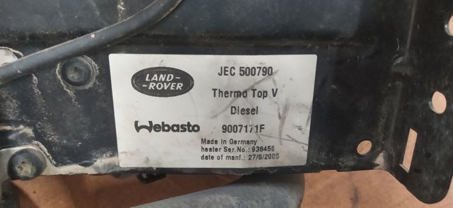 LAND ROVER JEC500790 Отопитель автономный в наличии Львов