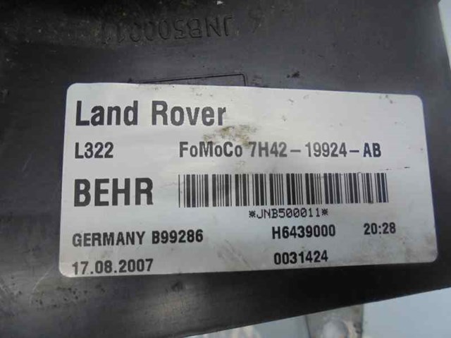 Ventilador de aquecimento para Land Rover Range Rover III 3.6 D 4x4 368DT JNB000060