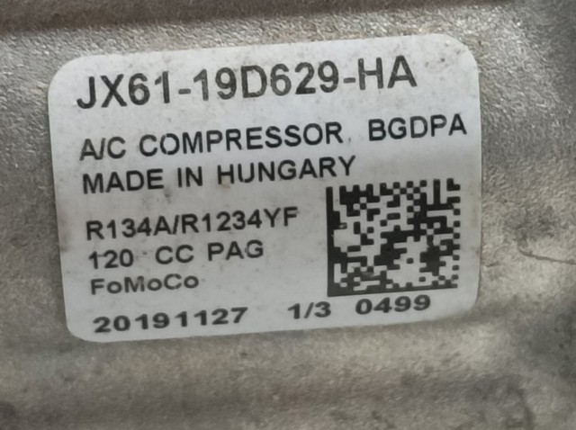 FORD JX6119D629HA Компрессор кондиционера в наличии Кривой Рог