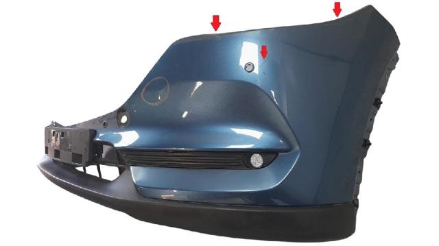 MAZDA KB8B50031EBB Бампер передний в наличии Ужгород