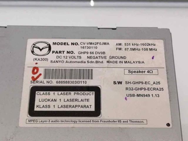 MAZDA KD5166EZ0 в наличии Кривой Рог