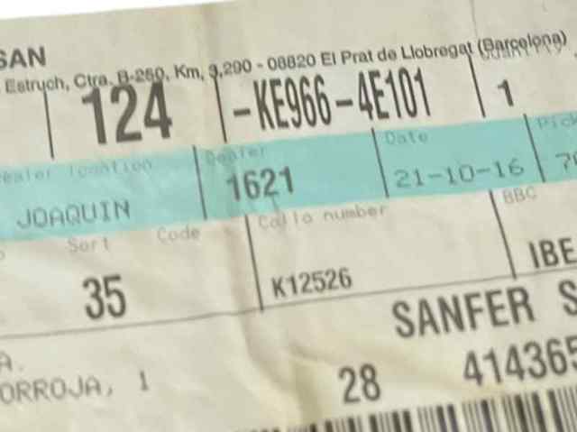 NISSAN KE9664E101 в наличии Запорожье