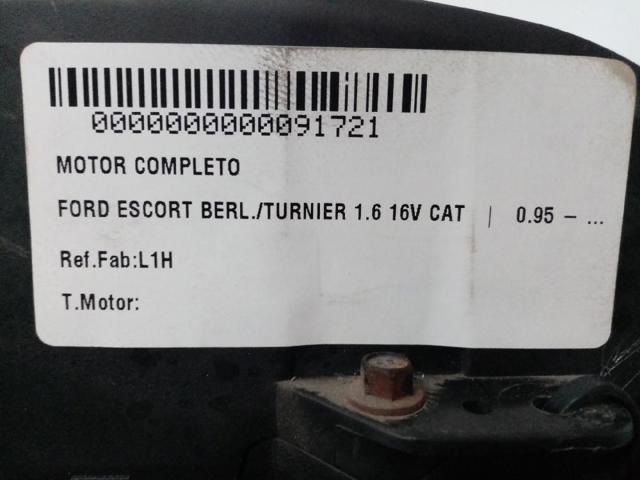 Motor montado Ford Escort 7 ALL