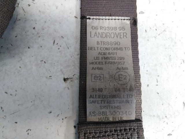 LAND ROVER LR016460 Ремень безопасности задний правый в наличии Киев