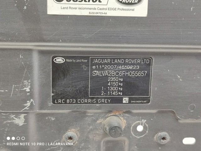 LAND ROVER LR084610 Суппорт радиатора в сборе (монтажная панель крепления фар) в наличии Житомир