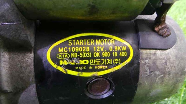 Motor de arranque para mazda mx-3 1.8 i v6 k819 MC109028