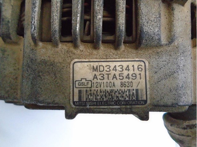 Alternador para Volvo S40 i 1.6 sem código MD343416