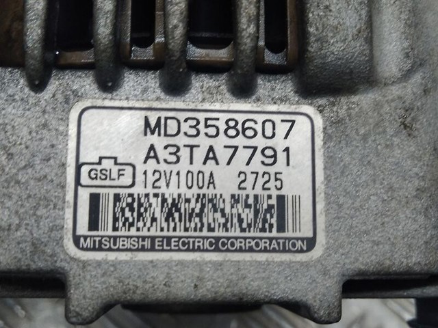 MITSUBISHI MD358607 Генератор в наличии Днепр