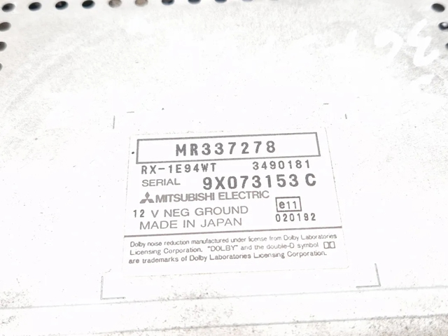 MITSUBISHI MR337278 Магнитола в наличии Полтава