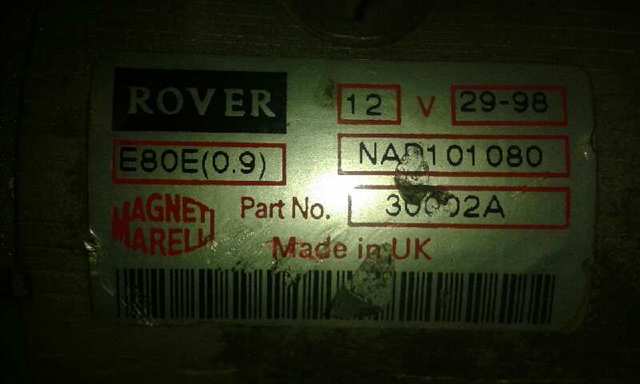 Motor arranque para mg rover serie 400 (rt)  14k4f NAD101080