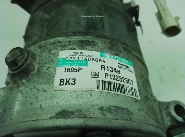 OPEL P13232307 Клапан компрессора кондиционера в наличии Чернигов
