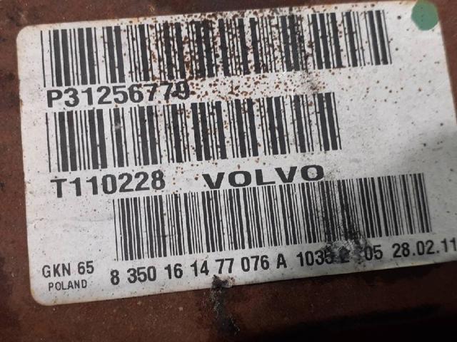 P31256779 VOLVO Полуось (привод) передняя левая купить в Николаев