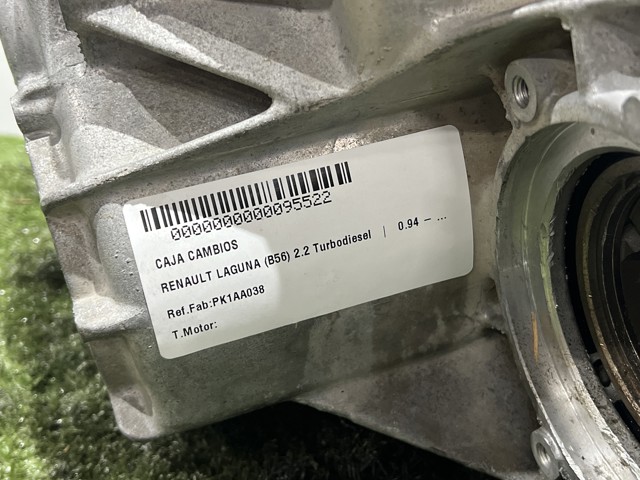 RENAULT PK1AA038 КПП в сборе (механическая коробка передач) в наличии Одесса